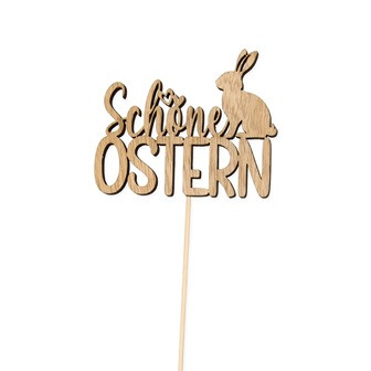 Stecker Holz Schöne OSTERN natur