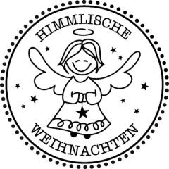 Stempel Engelchen, 3cm ø