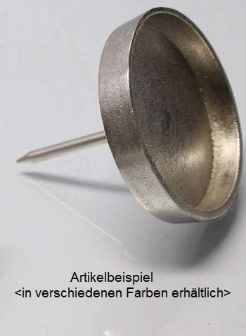 Kerzenhalter Aluminium nickel 8,5x9,5cm