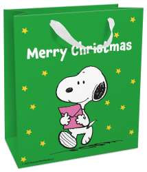 Tasche 18x21x8cm matt Christmas Letter