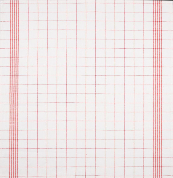Geschirrtuch gewebt Standard Karo 50x50cm rot