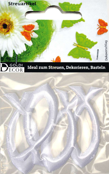 Streuteile Zur Kommunion 50mm weiss 4Stück