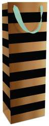 Tasche 12x36x8cm Big Stripe dark chocolat