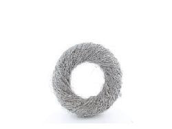 Kranz Weide weiß d35h11cm