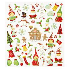HOBBY Design Sticker Weihnachten IV bunt