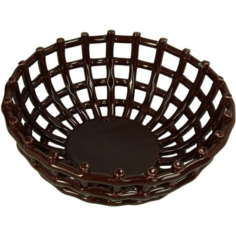 Schale Dolomite braun 24x24x10cm