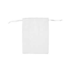 Geschenkbeutel Herzen 10x14,5cm weiss