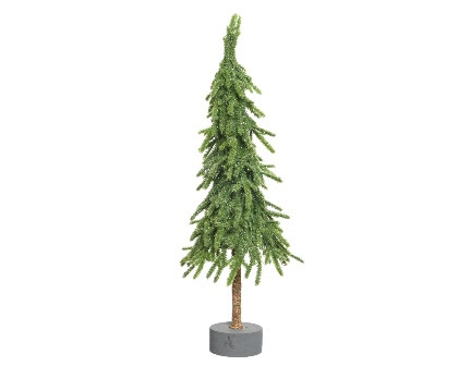 Baum Mini Glitter grün Indoor 12x35cm