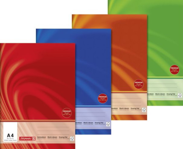 Zeichenblock A4 150g Vivendi 20Bl zweiseitig perforiert