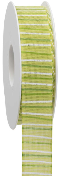 Band French Terry 25mmx18m apfelgruen