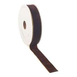 Band VELVETY GOLD 10mx25mm braun