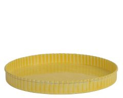 Teller Eisen gelb 20x2cm