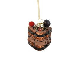 Hänger Kuchen Glas 6x5,8x6,8cm
