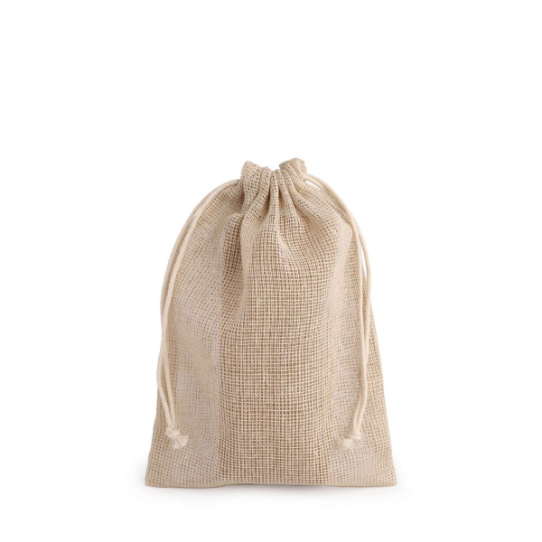 Flatbag JUTE NET 23x16cm natur