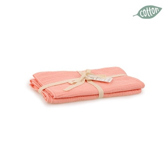 Serviette SEERSUCKER 40x40cm marmor rose 2Stück