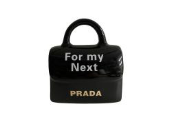 Spardose Tasche "For my Next "P" schwarz