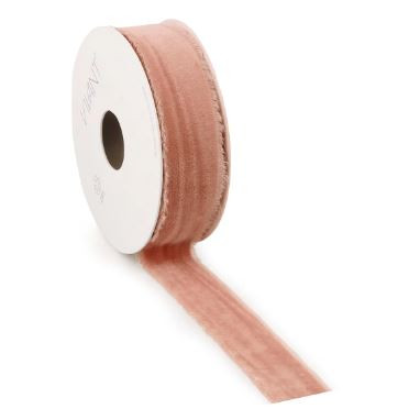 Band CHRUSHED VELVET 30mmx2m nude