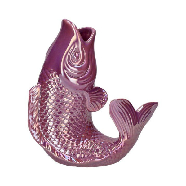 Vase Steingut rainbow violet 23x25x15cm