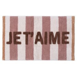 Badematte Je T'Aime Baumwolle multi 50x80cm