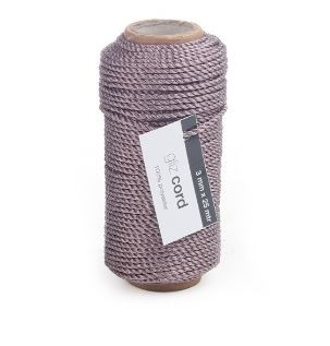 Kordel GLIZ 25mxØ3mm aubergine