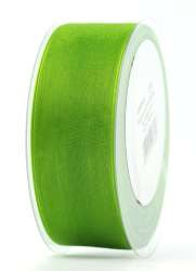 Band Organza apfelgrün 40mmx50m
