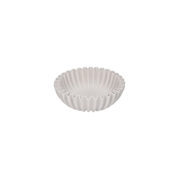 Schale Poly weiß 20x7x20cm
