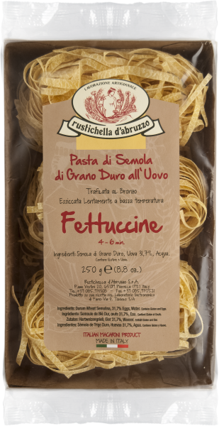 Ital. Pasta Fettuccine Eierbandnudel i.Nestern gelegt 250g