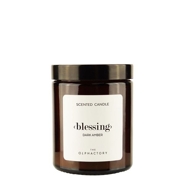THE OLPHACTORY Duftkerze Blessing Dark Amber 135g