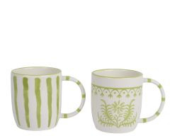 Becher Porzellan 12,2x8,5x9,5cm