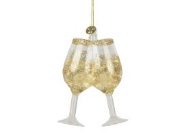 Hänger Champagner Glas 7,7x4x11,3cm
