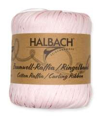 Ringelband Baumwoll-Raffia 50g/100m hellrose