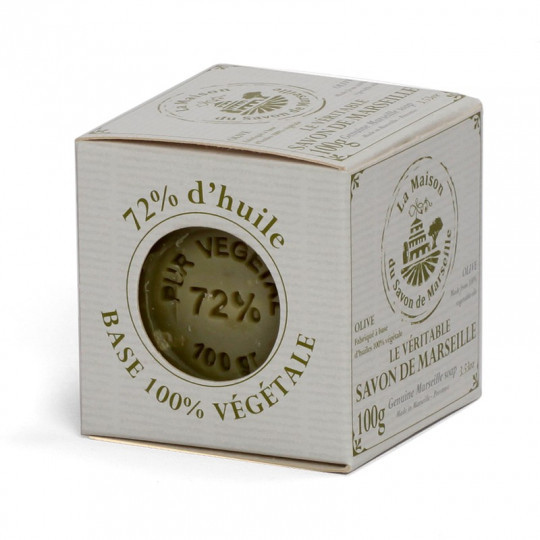 MARSEILLE SEIFE 100g CUBE OLIVE