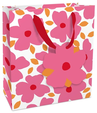 Geschenktasche 18x21x8cm Poppy Pop, candy