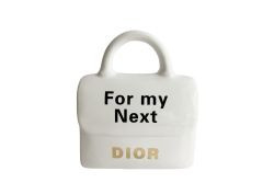 Spardose Tasche "For my Next "D" weiß