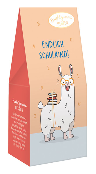 Fruchtgummi 70g Schulanfang Endlich Schulkind! Goldveredelun