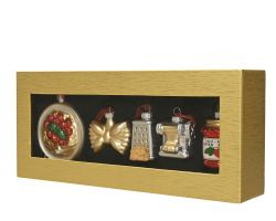 Kugelset Italiano Glas 6,5x2,4x6,6cm 5Tlg.
