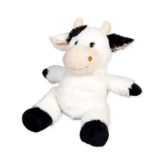 Kuh schwarz/weiss 17x20x18cm