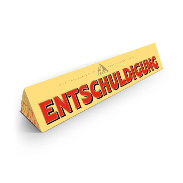Toblerone Schokoriegel 100g - Entschuldigung