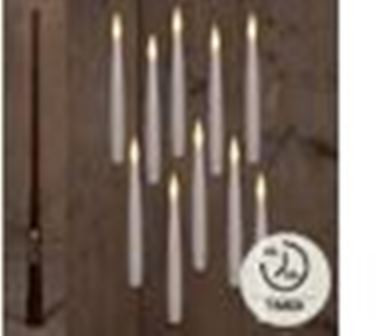 LED Kerze weiss schwebend 10Stück 15cm