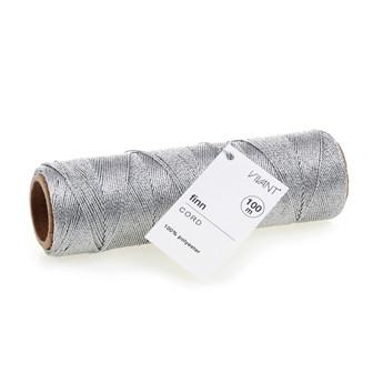 Kordel FINN 0,8mmx100m Fb.01 silber