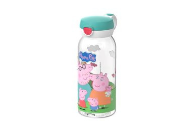 Trinkflasche mit Klappdeckel campus 600 ml peppa pig