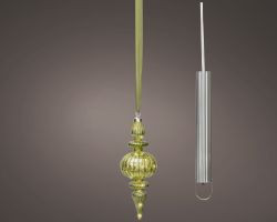 LED Ornament grün indoor 27x9,5cm