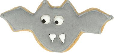 Ausstechform Fledermaus 7cm Edelstahl mit Innenprägung PG blau
