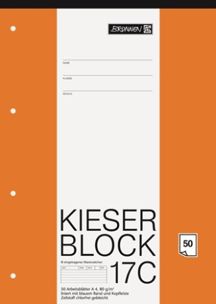 Block Kieserblock A4 liniert 50Bl