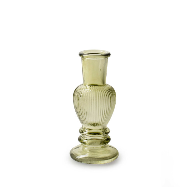 Kerzenständer Glas grün 12x5,5cm