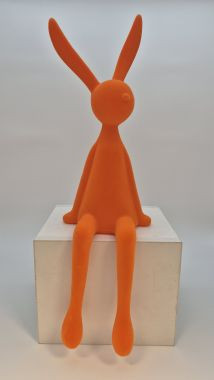 Kantenhocker Hase orange 55cm