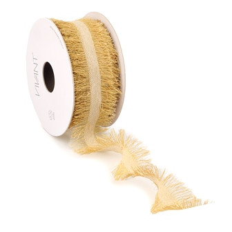 Band FRINGE 35mmx10m Fb.51L light gold