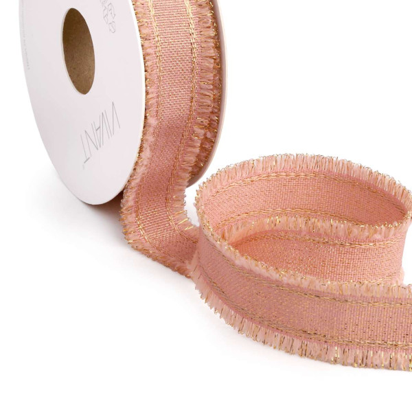 Band BOUCLOR 25mmx10m marmorrose