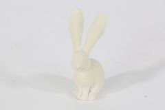 Hase Langohr weiß 3x4,5x8,5cm