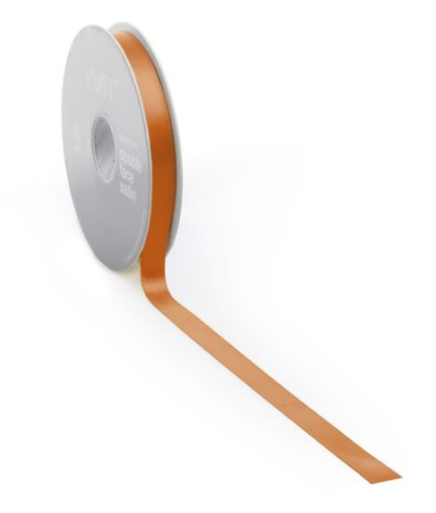 Band Premium DF-Satin 25mx16mm Fb.58 Cognac-Warm Orange